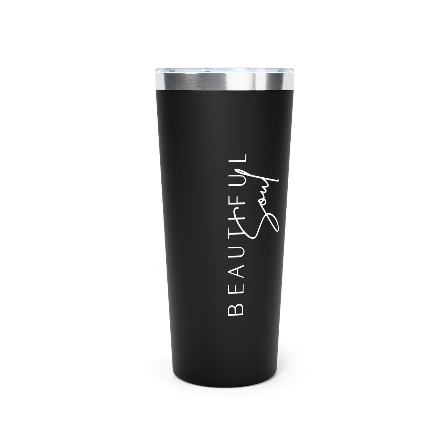 black  insulated tumbler 22oz