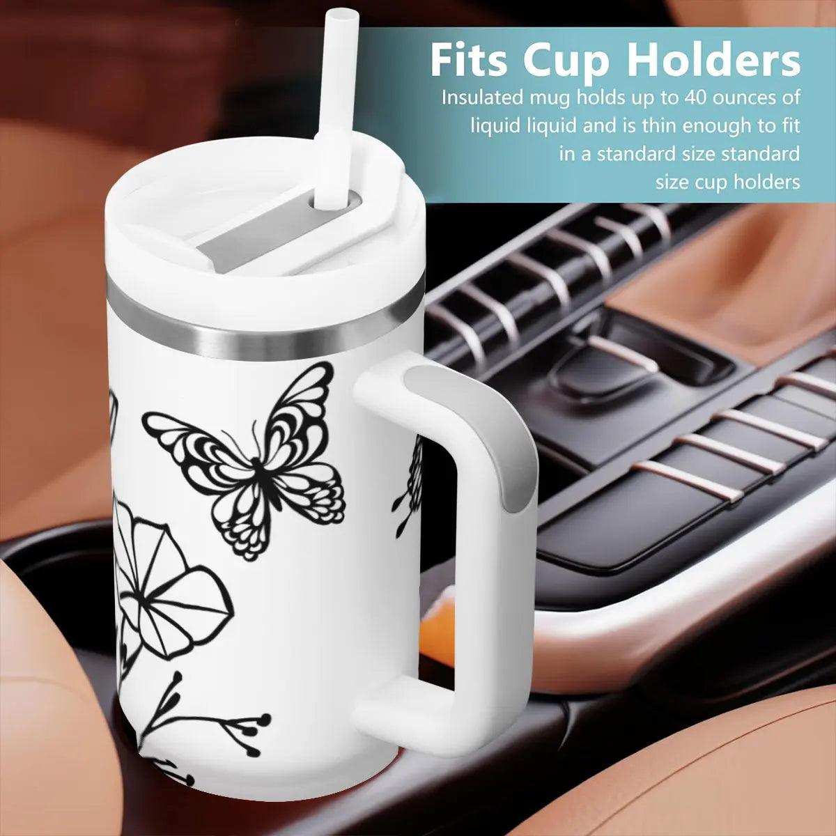 Butterfly tumbler 40 oz Tumblers Tumbler World 