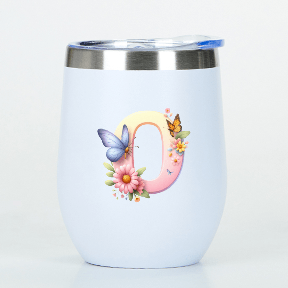 Custom letter wine tumbler - Tumbler World