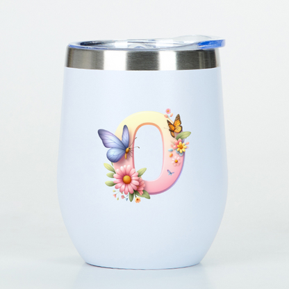 Custom letter wine tumbler - Tumbler World