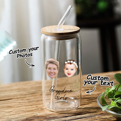 custom Face can glass