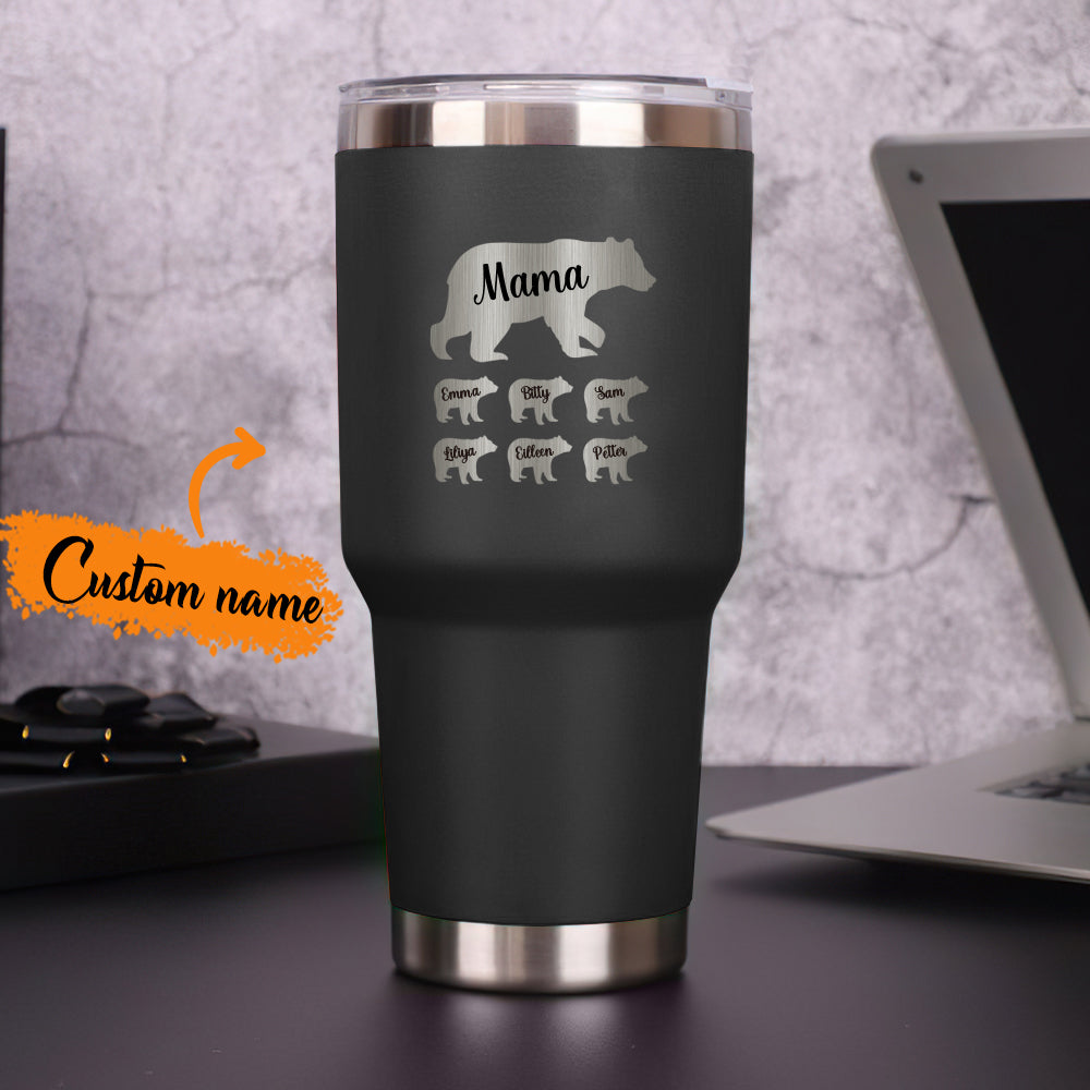 custom Mama Bear Tumbler 