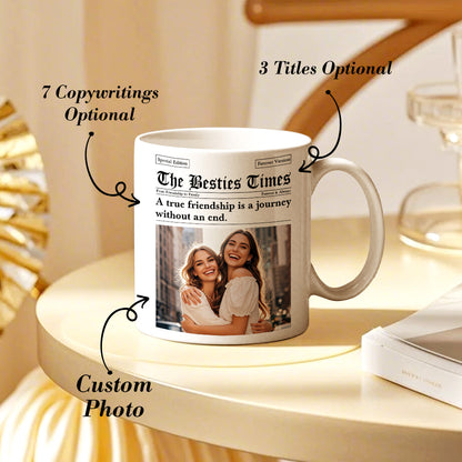 custom photo friendship coffee mug