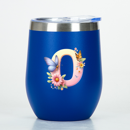 Custom letter wine tumbler - Tumbler World