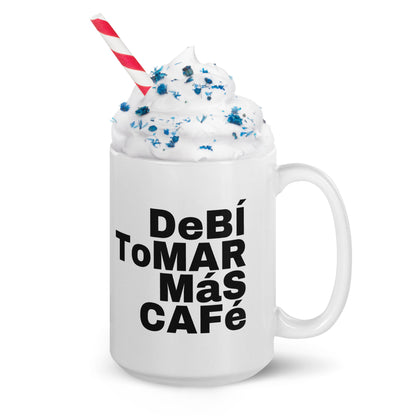 debi tomar mas face coffee mug