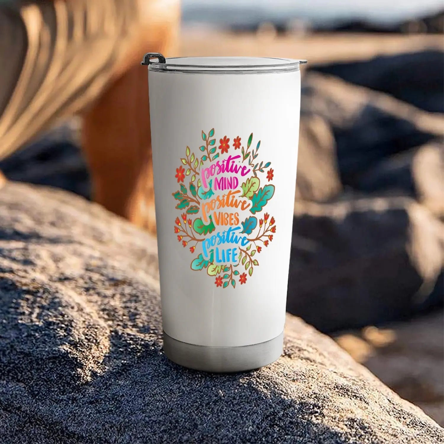 Positive Mind, Positive Vibes, Positive Life Tumbler - Tumbler World