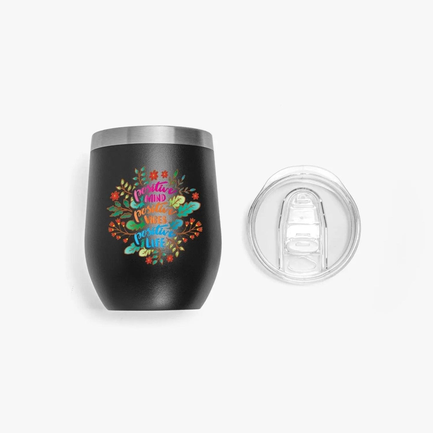 Positive mind, positive vibes wine tumbler Tumbler Tumbler World 