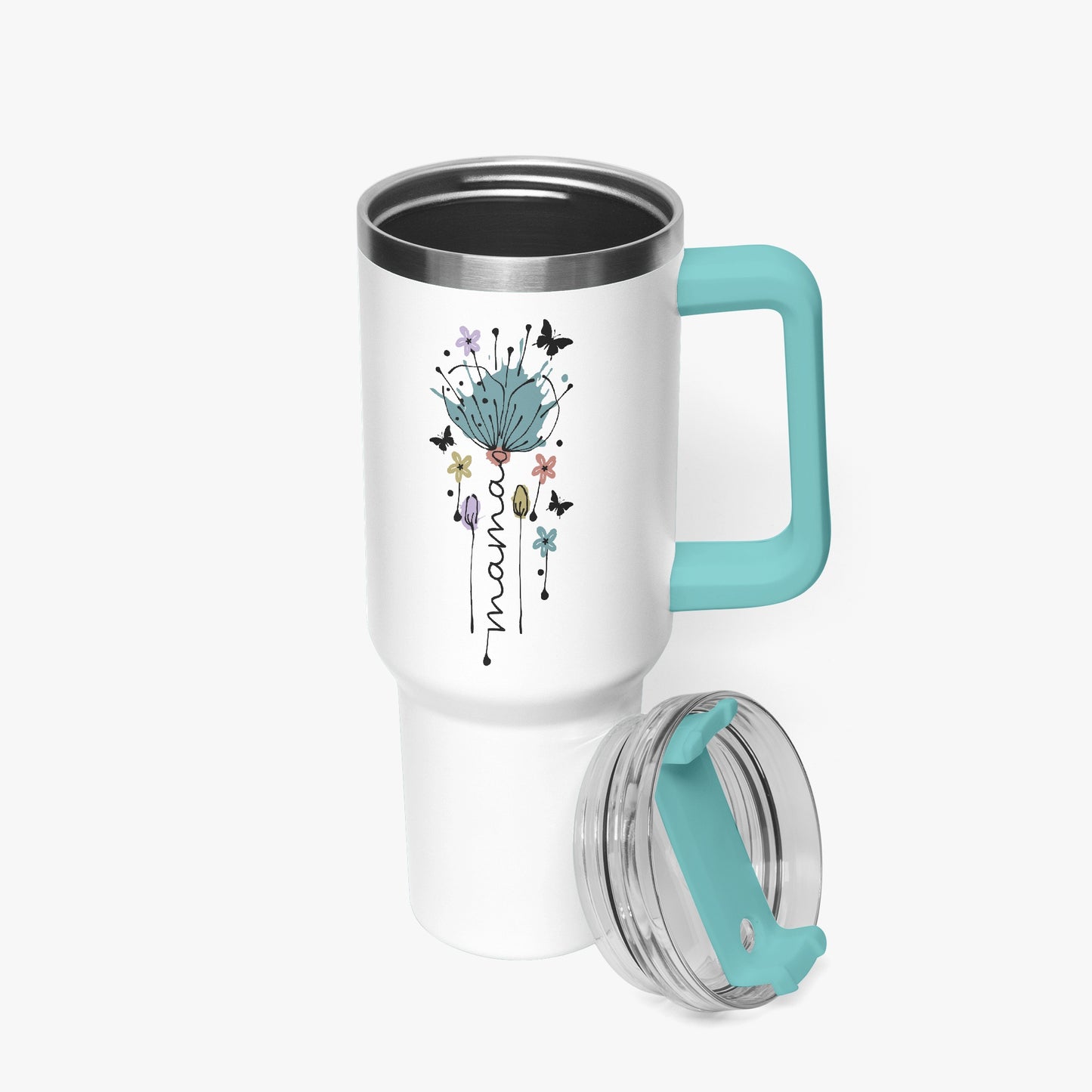 floral mama tumbler40oz