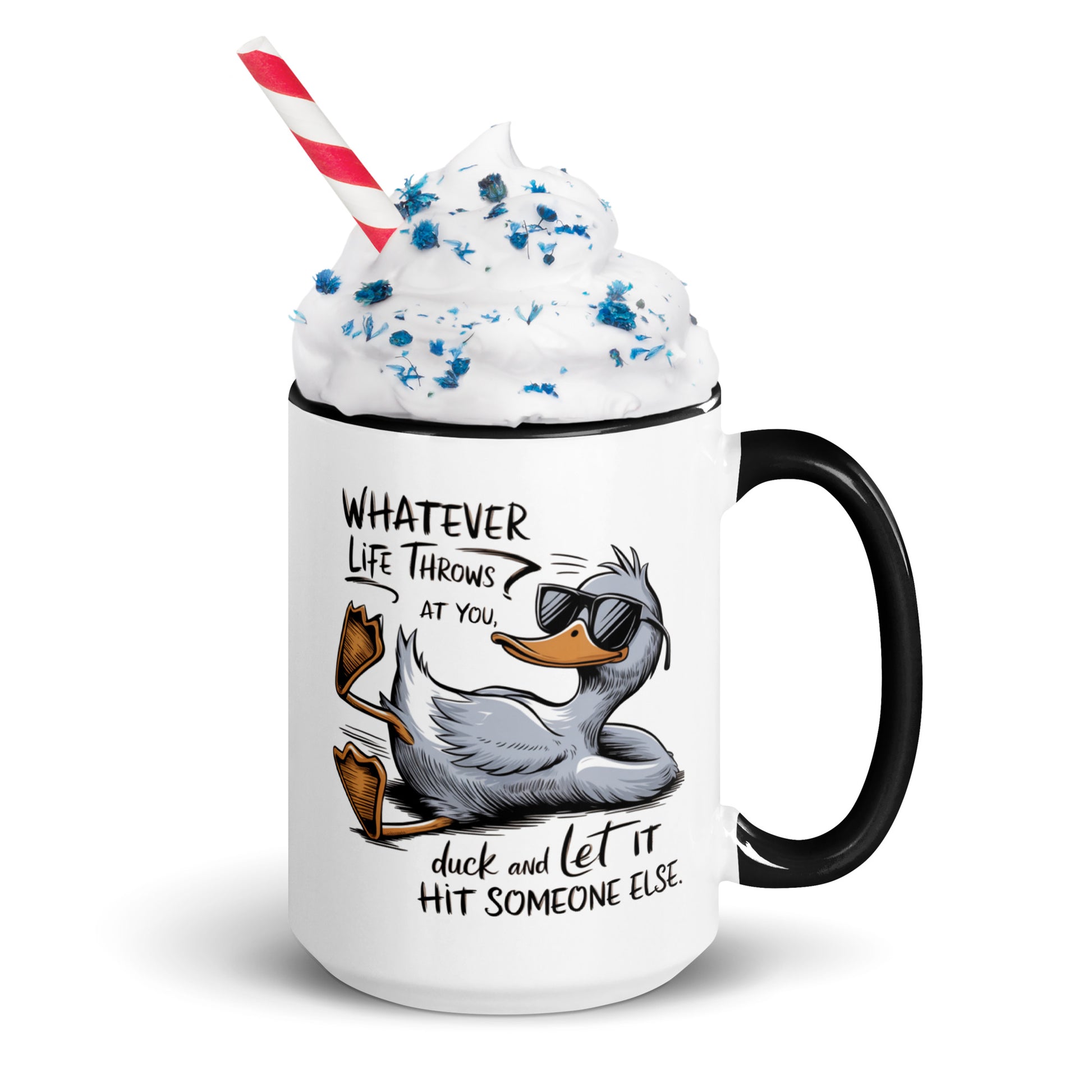 funny duck mug