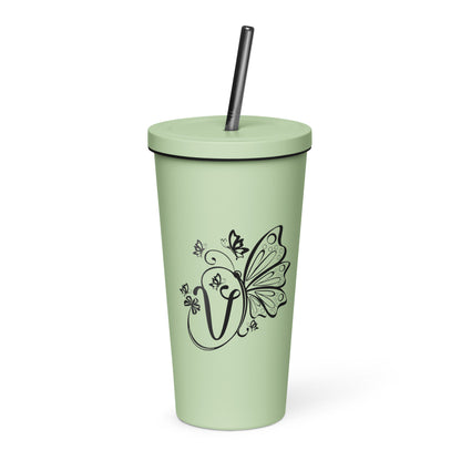 Customized initial tumbler Tumblers Tumbler World Mint 