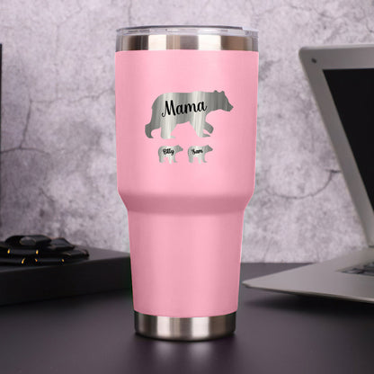 mama bear pink tumbler 30oz