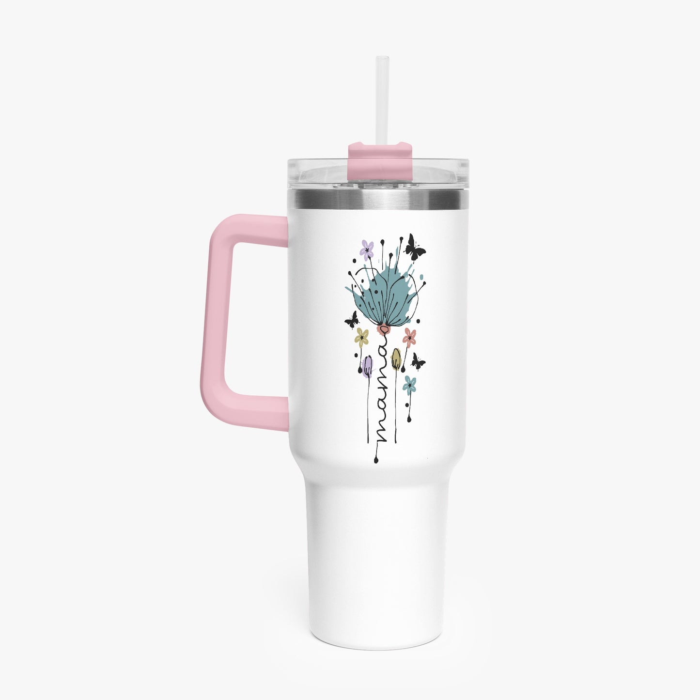 mama floral tumbler 40oz