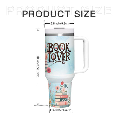 Book lover tumbler 40oz Tumblers Tumbler World 