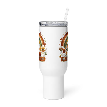 Believe in yourself tumbler with handles 25 & 40oz - Tumbler World