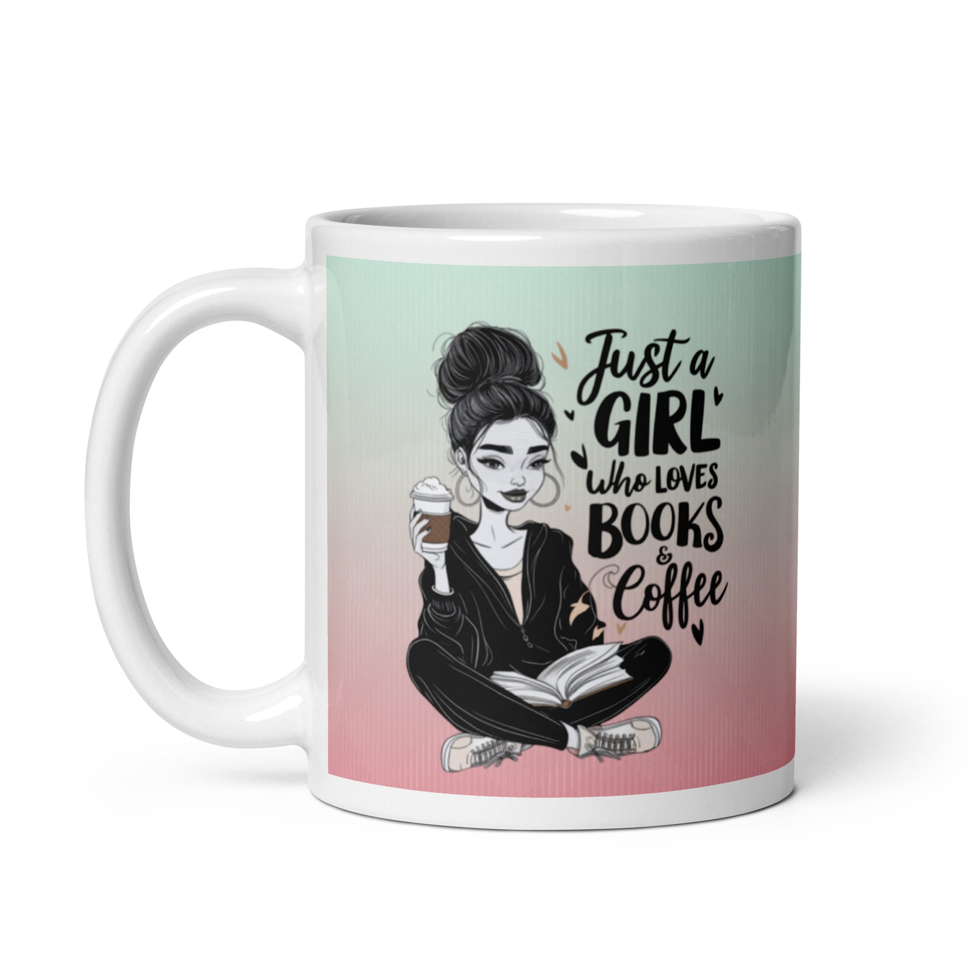 Just a girl who loves books coffee mug Mugs Tumbler World 11 oz 