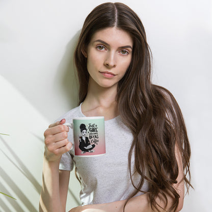 Just a girl who loves books coffee mug - Tumbler World