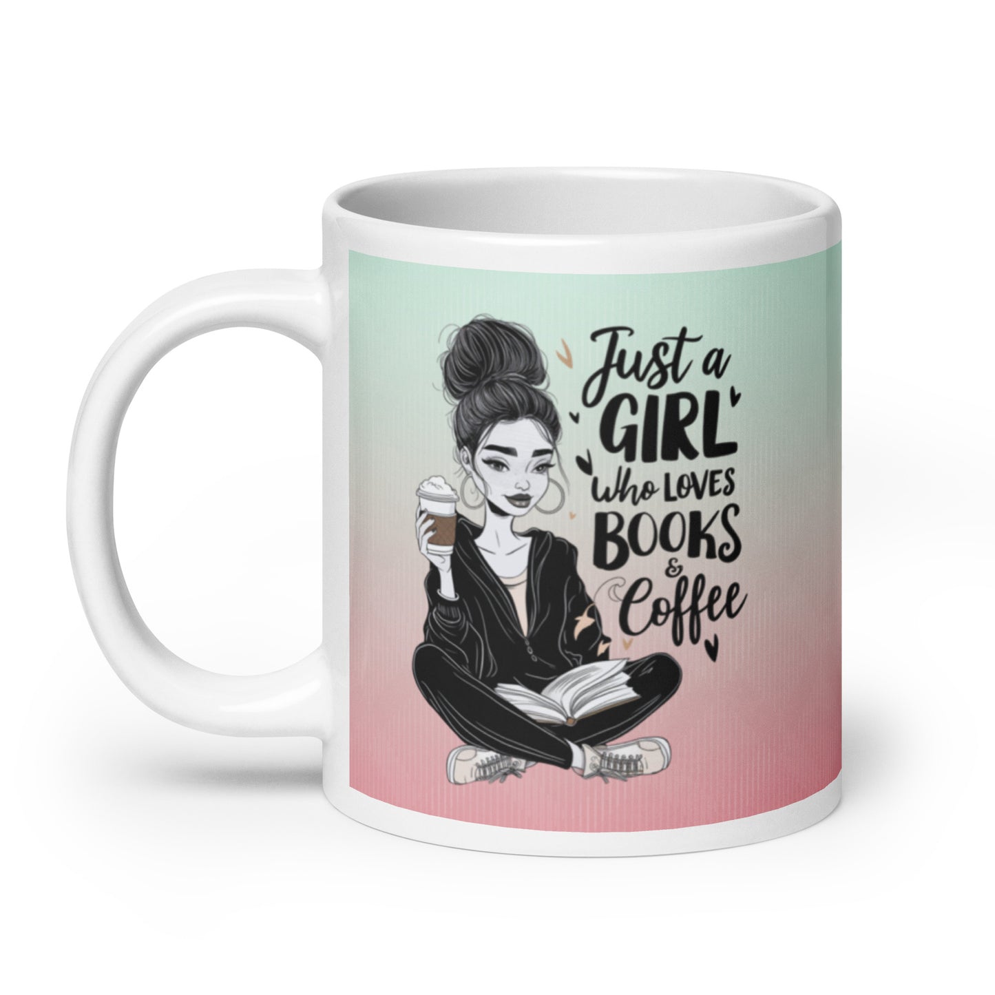 Just a girl who loves books coffee mug - Tumbler World